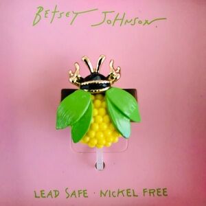 Authentic Betsey Johnson Bumble Bee Ring - Adjustable, NIB